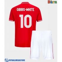Fotballdrakt Barn Nottingham Forest Morgan Gibbs-White #10 Hjemmedraktsett 2025-26 Kortermet (+ Korte bukser)